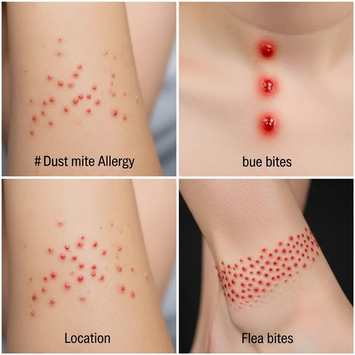 Piqûres dans le lit : acariens, punaises ou puces — comment savoir ?