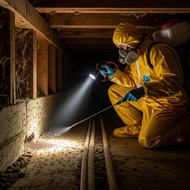 Inspection cave pour dératisation