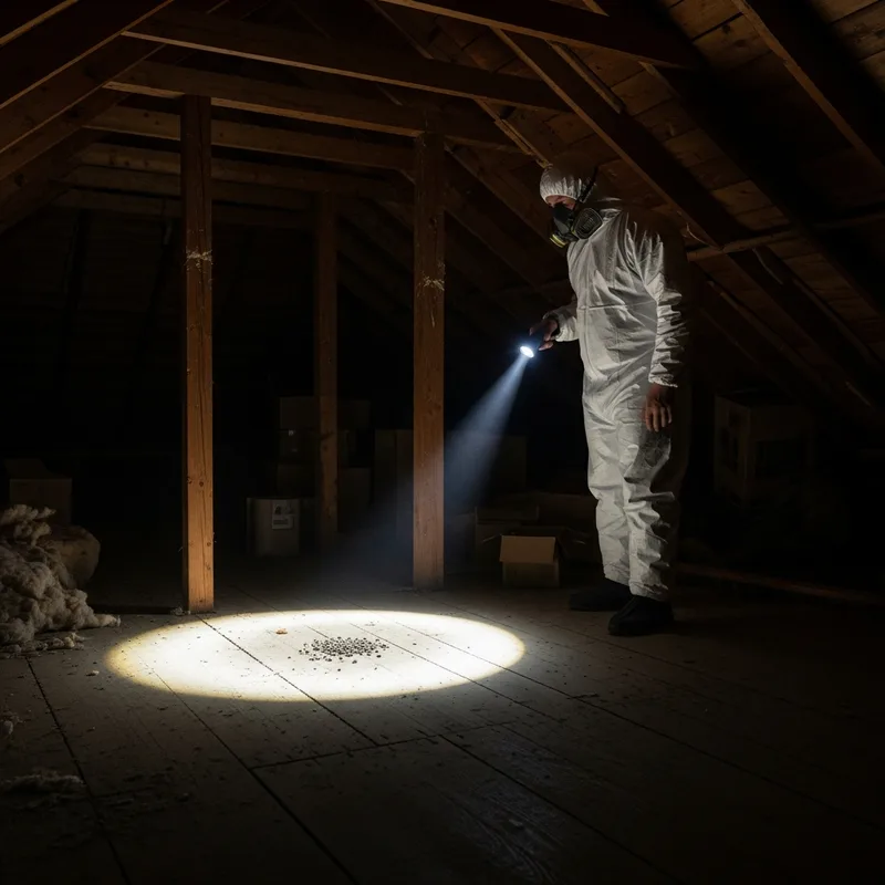 Inspection combles technicien anti-nuisibles