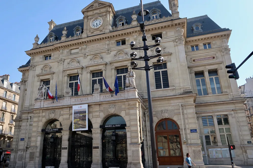 Mairie du 18e arrondissement de Paris (75018), arrondissement desservi par Allo Nuisible Express
