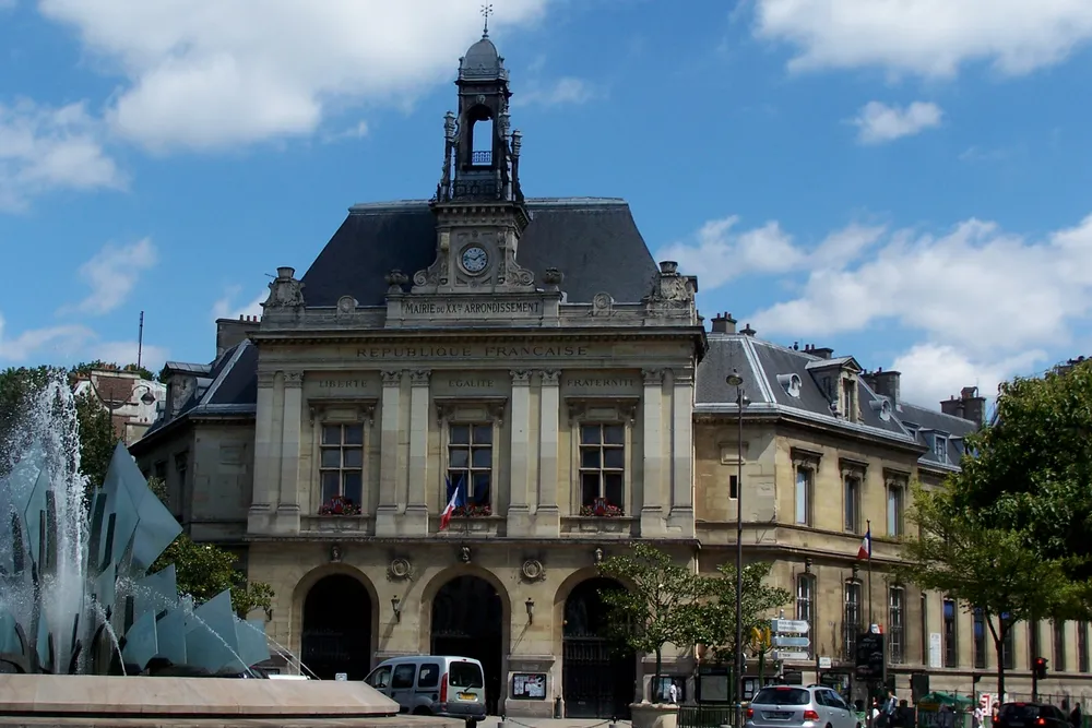 Mairie du 20e arrondissement de Paris (75020), arrondissement desservi par Allo Nuisible Express